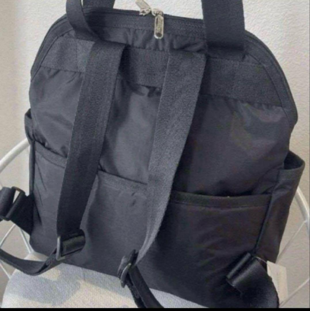 【特別価格】レスポートサック リュック 黒2442