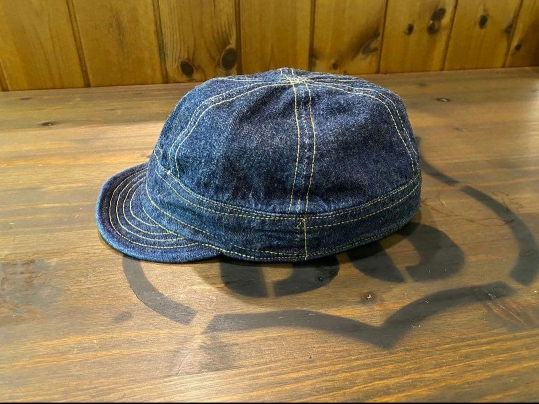 one piece of rock デニムキャップ ワンピースオブロック M