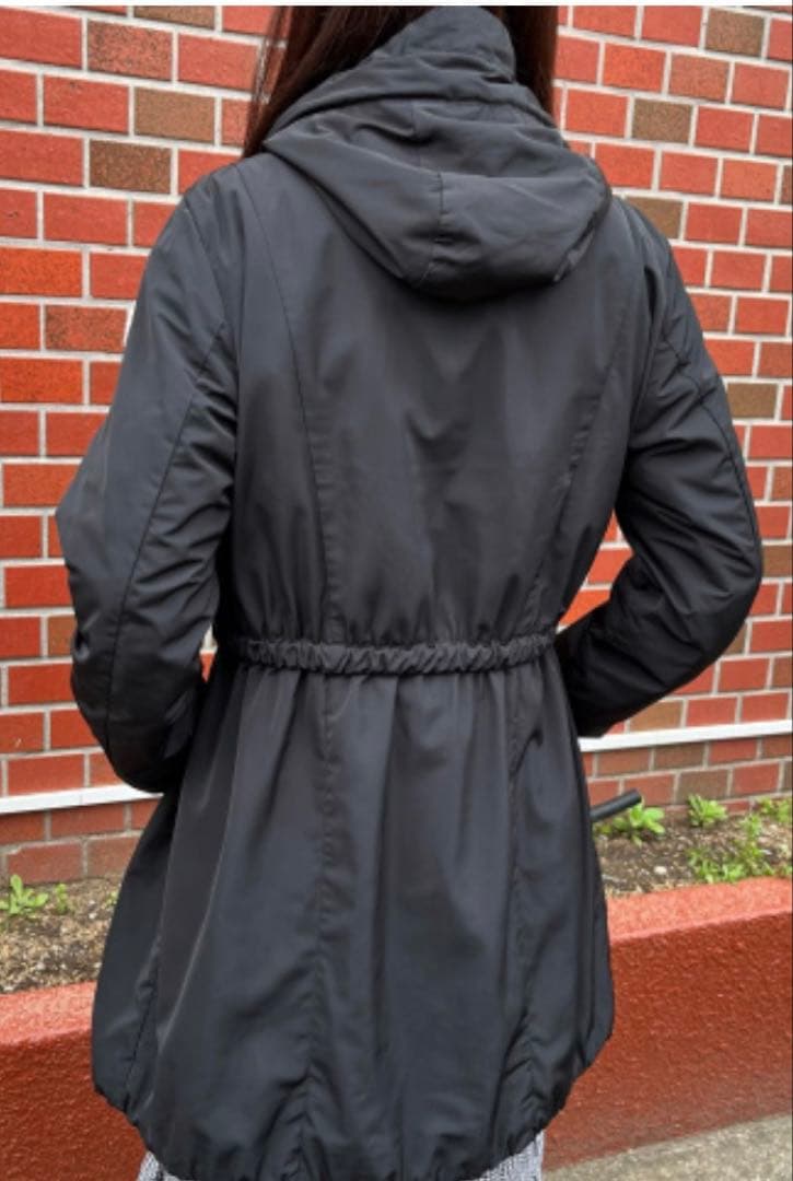 美品　MONCLER TOPAZ ナイロンコートネイビー スプリングコート