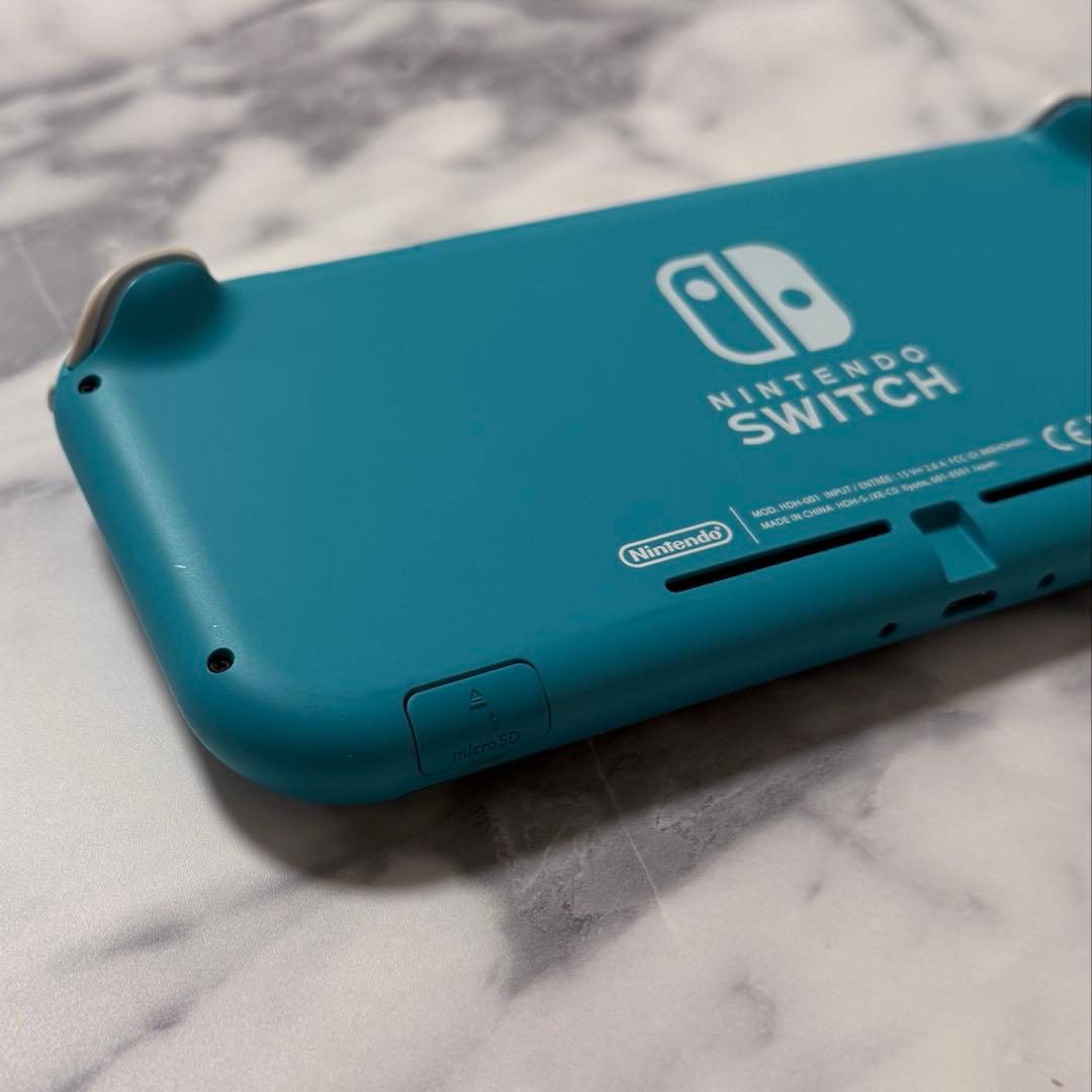 Switchライト ターコイズブルー 動作確認済み 本体 充電器セット