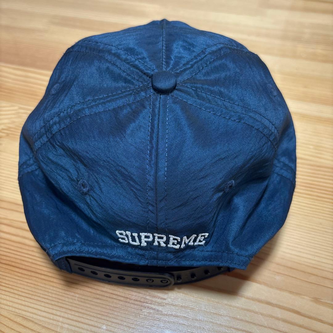 supreme ベースボールキャップ　ネイビー