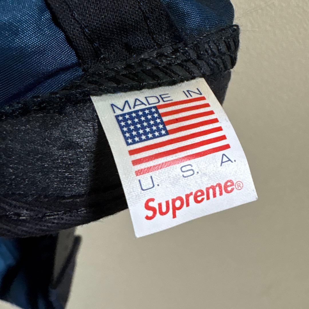 supreme ベースボールキャップ　ネイビー