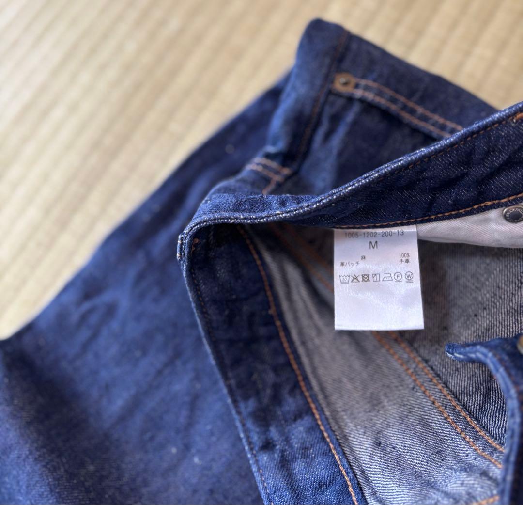 【今期品】中川政七商店　麻のデニムパンツ　　M インディゴ
