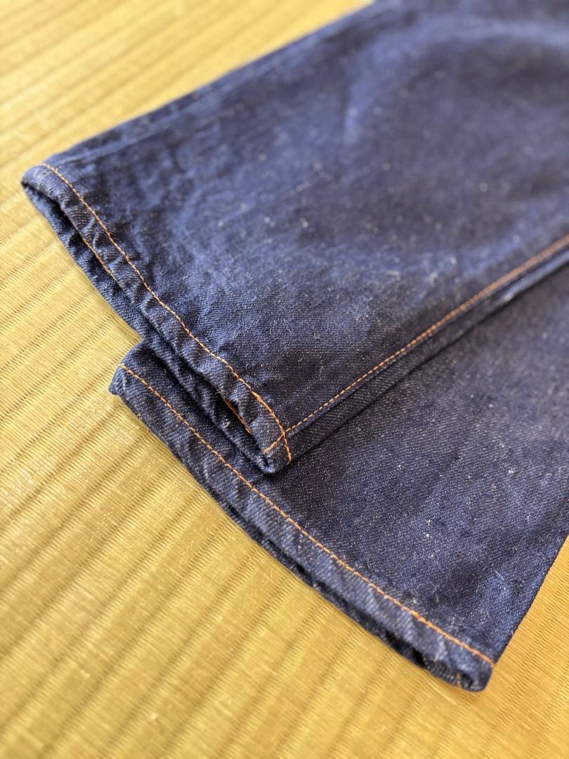【今期品】中川政七商店　麻のデニムパンツ　　M インディゴ