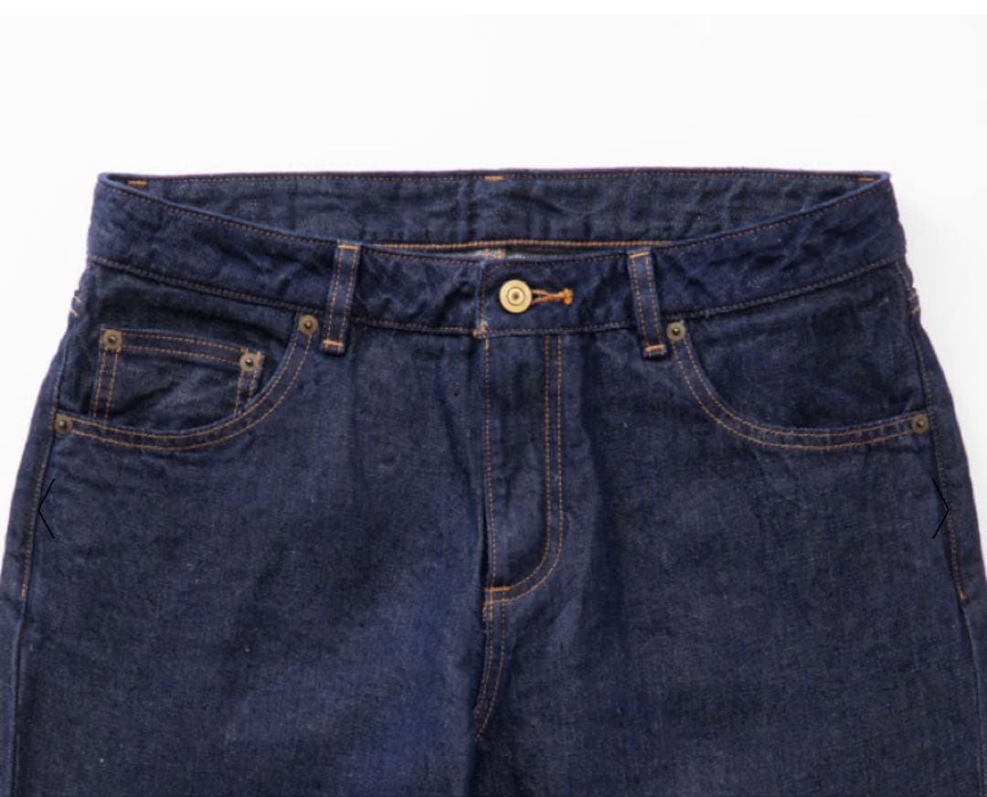 【今期品】中川政七商店　麻のデニムパンツ　　M インディゴ