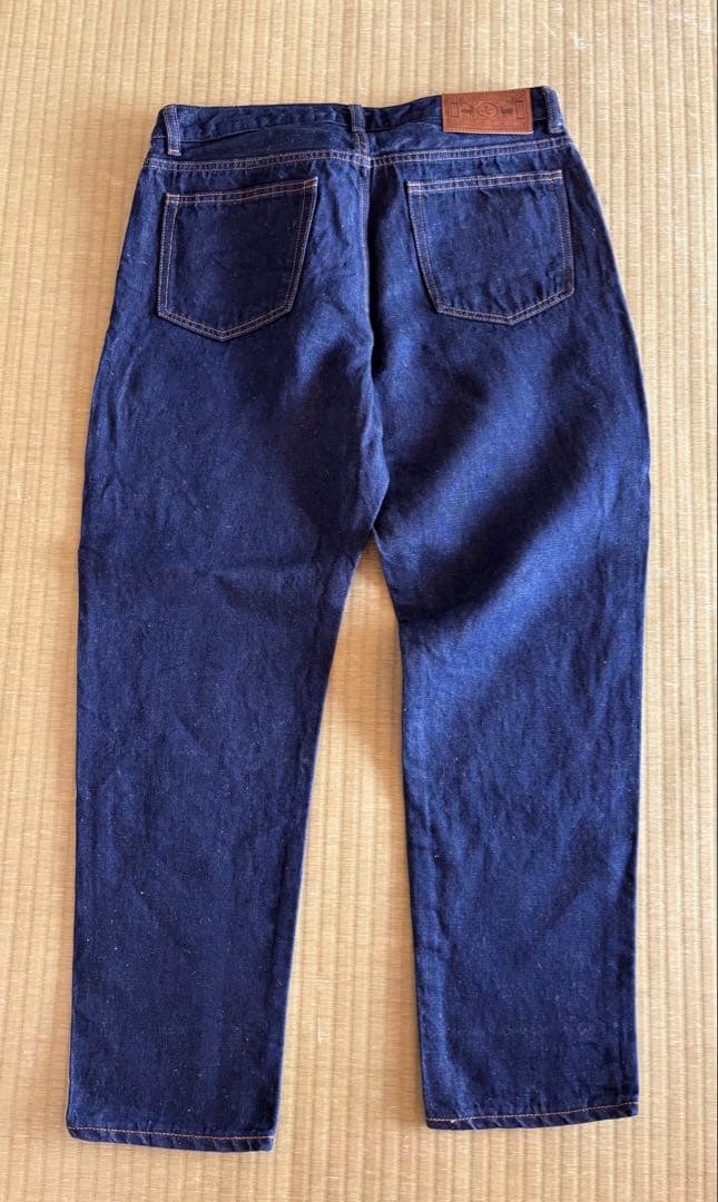 【今期品】中川政七商店　麻のデニムパンツ　　M インディゴ