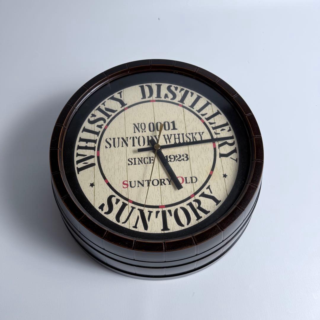 サントリー　新オールド特製樽型時計