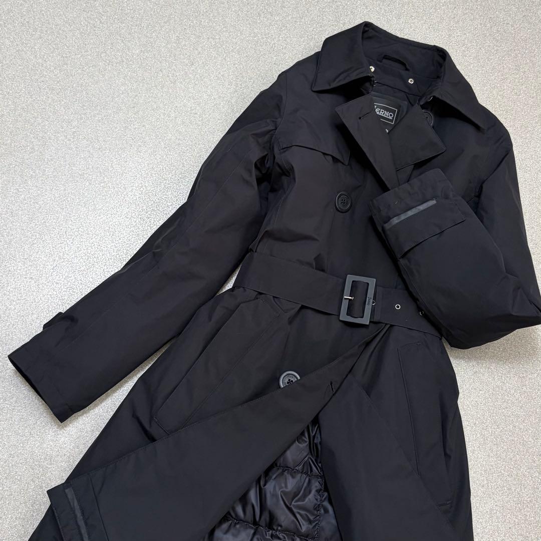 【美品✨ゴアテックス】HERNO ラミナー ダウン入り トレンチコート ヘルノ