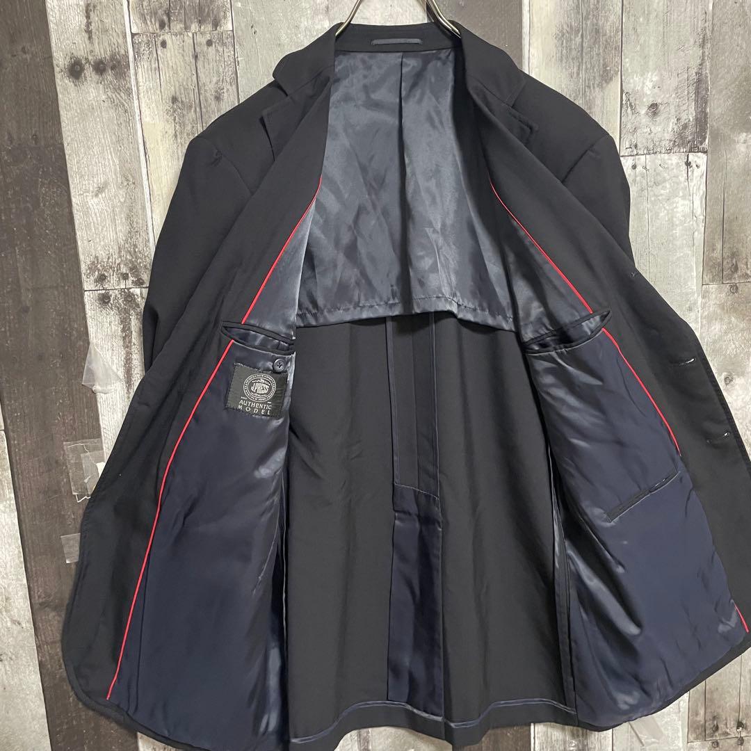 XL　JPRESSジェイプレス　紺ブレ　金ボタン　テーラードジャケット　ブレザー