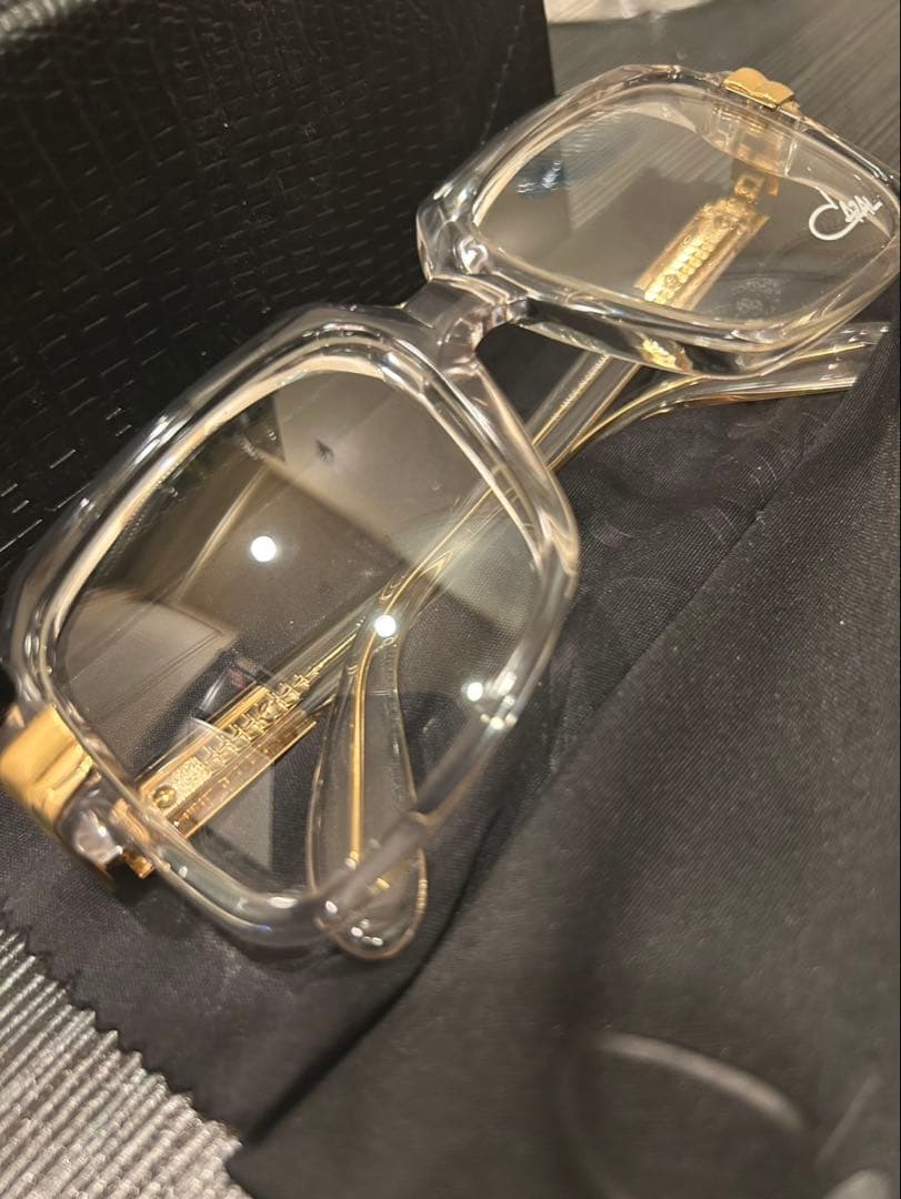 Cazal クリアフレーム サングラス