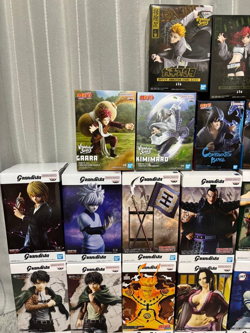 ワンピース、NARUTO、僕のヒーローアカデミアなどフィギュア24点まとめ売り