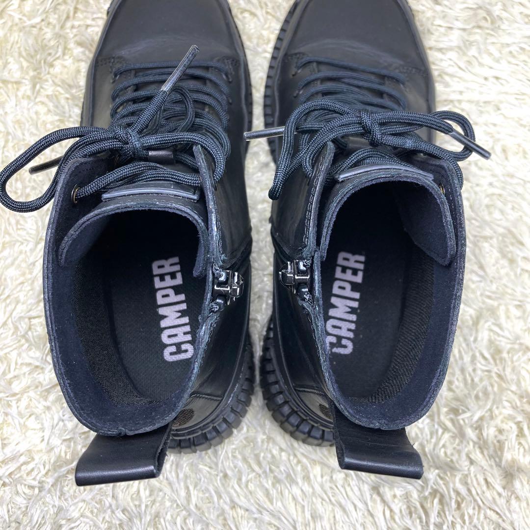 『極美品』CAMPER PIX アンクルブーツ レースアップブーツ サイドジップ