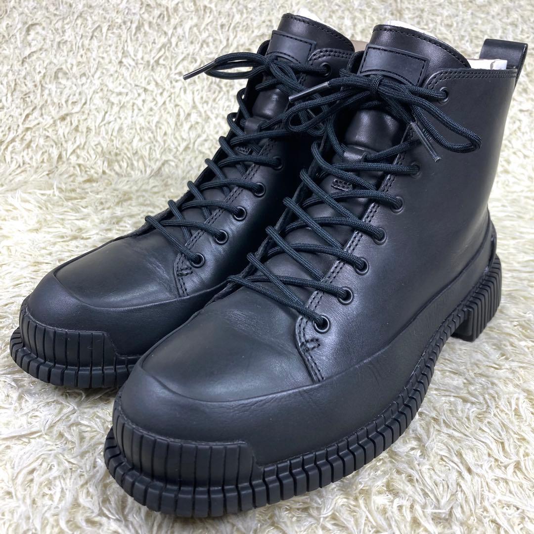 『極美品』CAMPER PIX アンクルブーツ レースアップブーツ サイドジップ