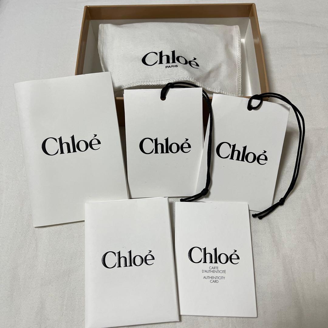 【新品未使用】Chloe クロエ ミニトリフォールドウォレット セメントピンク