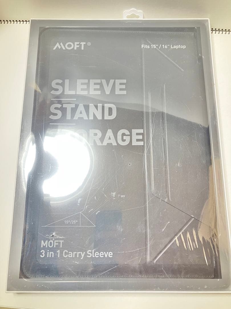 ★新品★MOFT ノートパソコン収納ケース　スタンド　15-16インチ対応　黒色