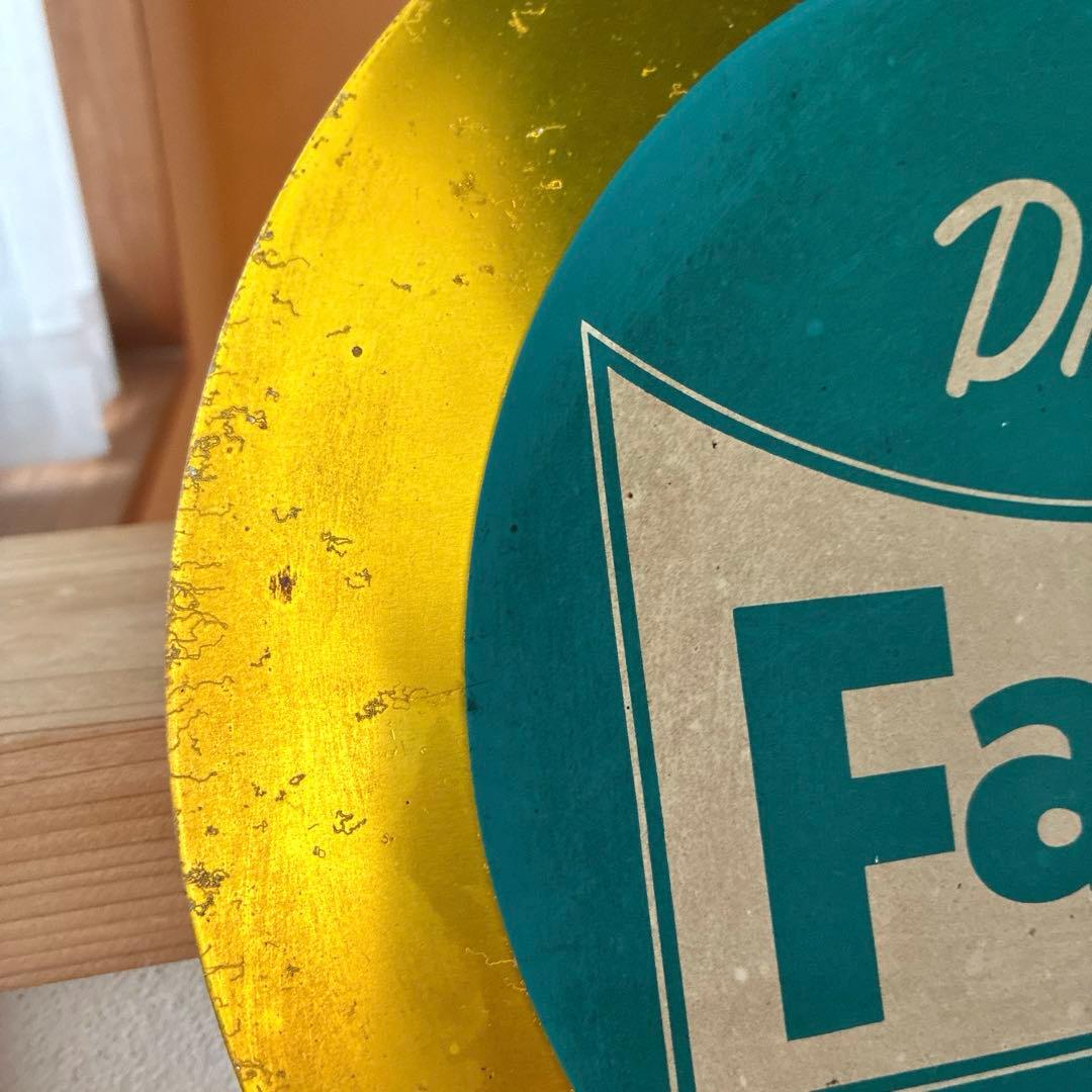 1960年代 昭和レトロ ファンタ 丸型壁掛け看板 Fanta非売品