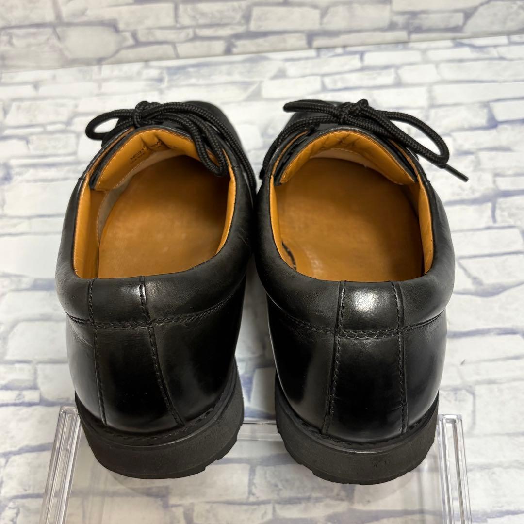 美品 リーガル REGAL 本革 レザーチロリアンシューズ 黒 タンクソール