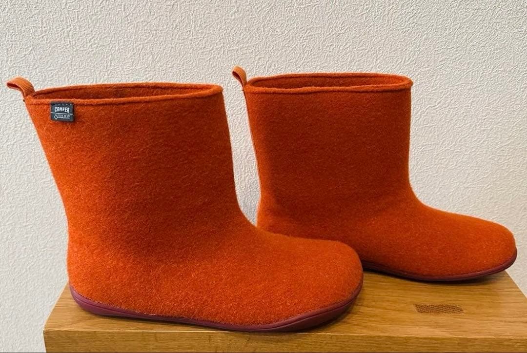【新品未使用】CAMPER カンペール ワビ ウールブーツ