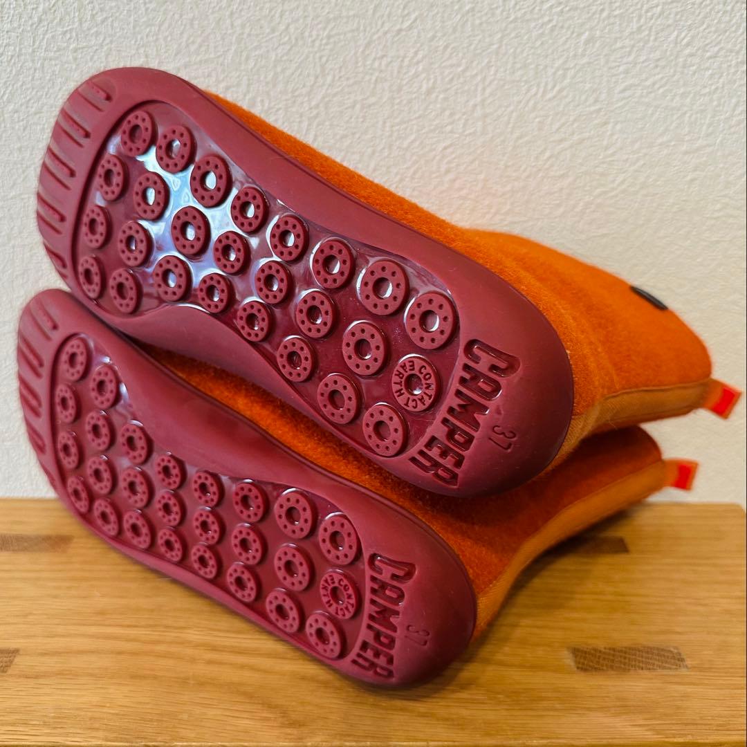 【新品未使用】CAMPER カンペール ワビ ウールブーツ