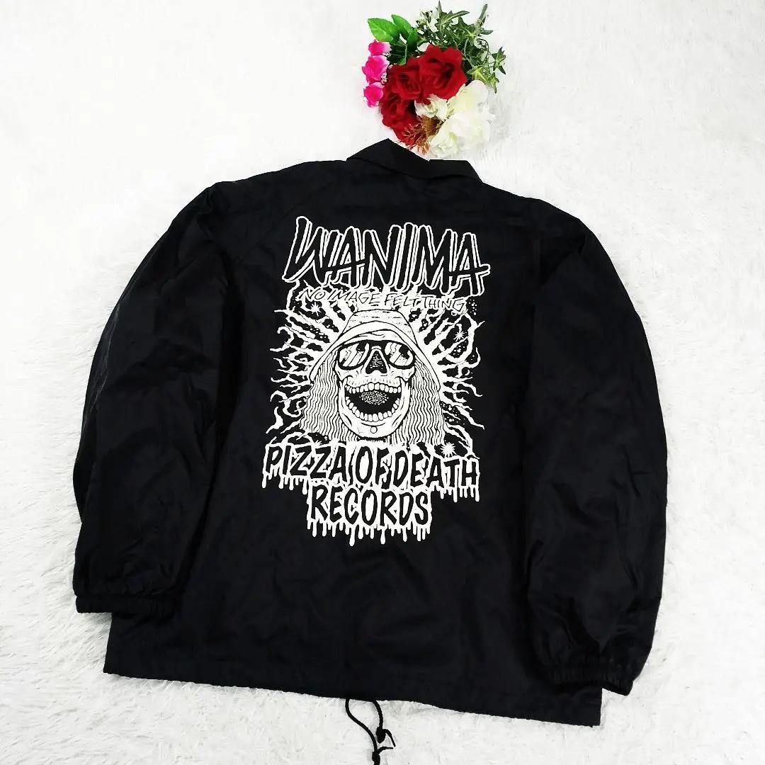 【美品】WANIMA ワニマ コーチジャケット pizza of death 黒
