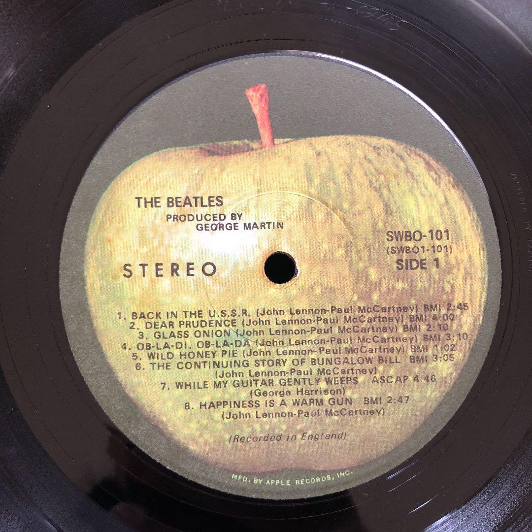 Beatles / white album 歌詞&ポスター付　レコード2枚組