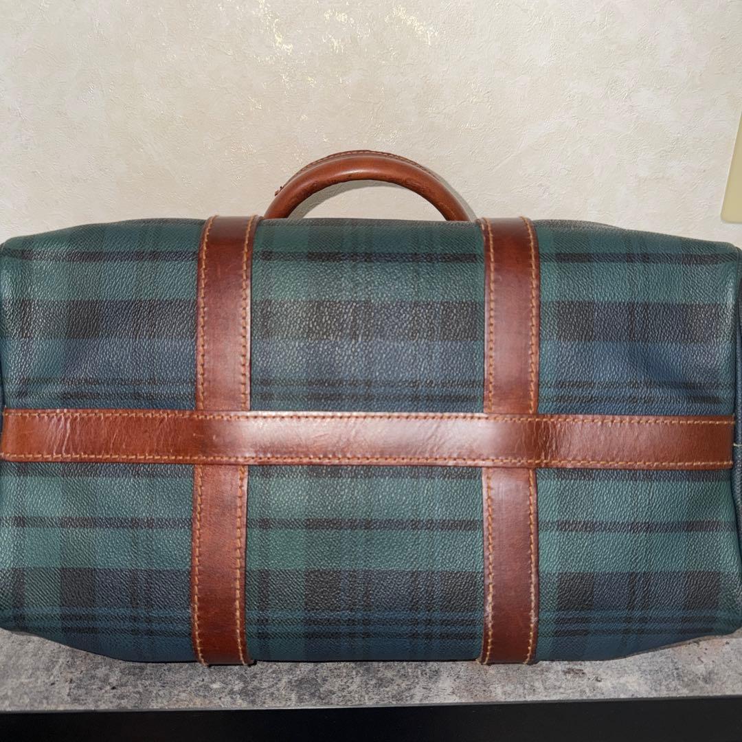 Polo Ralph Lauren ミニボストンバッグ ブラックウォッチ PVC