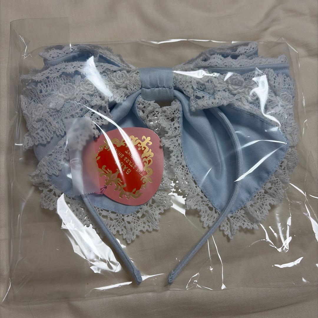 リリアンヌカチューシャ　サックス　未使用新品