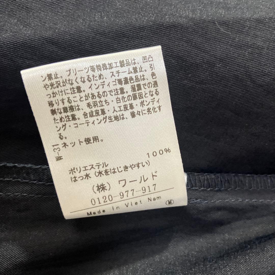 ＊美品＊アンタイトル／【洗える・撥水】ミドルトレンチコート　ネイビー