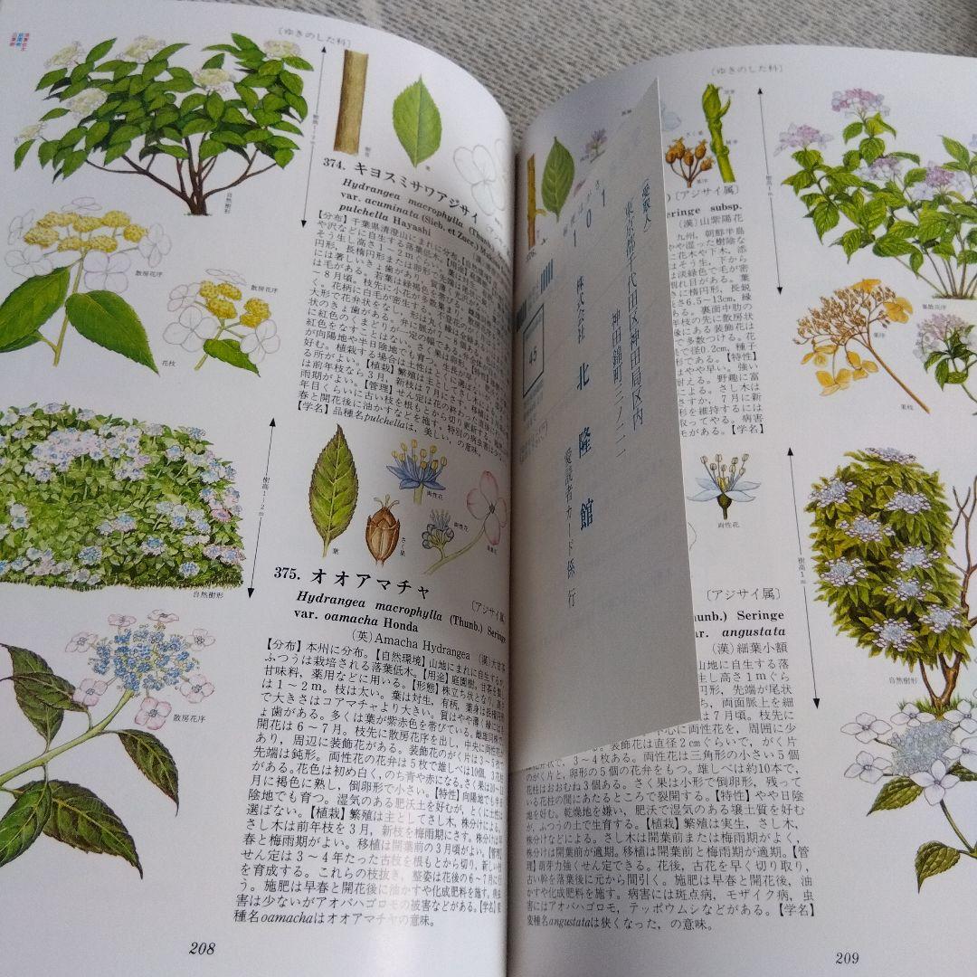 【美品】原色樹木大図鑑　北隆館