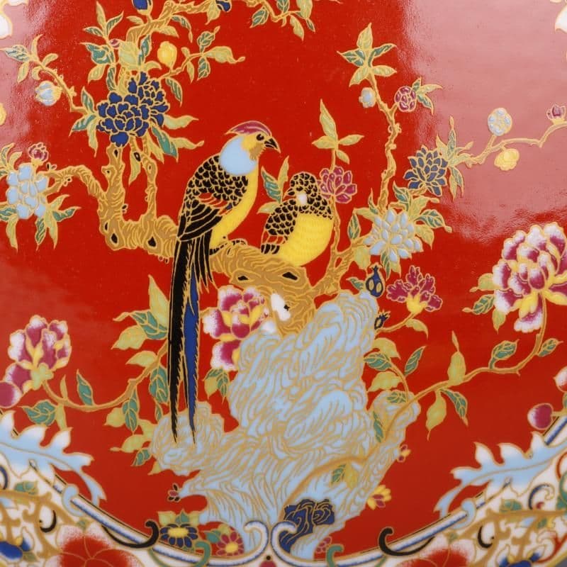 清雍正琺瑯彩花鳥四月抱月扁瓶 景徳鎮 陶磁器 装飾品 現代工芸品美術品 置物