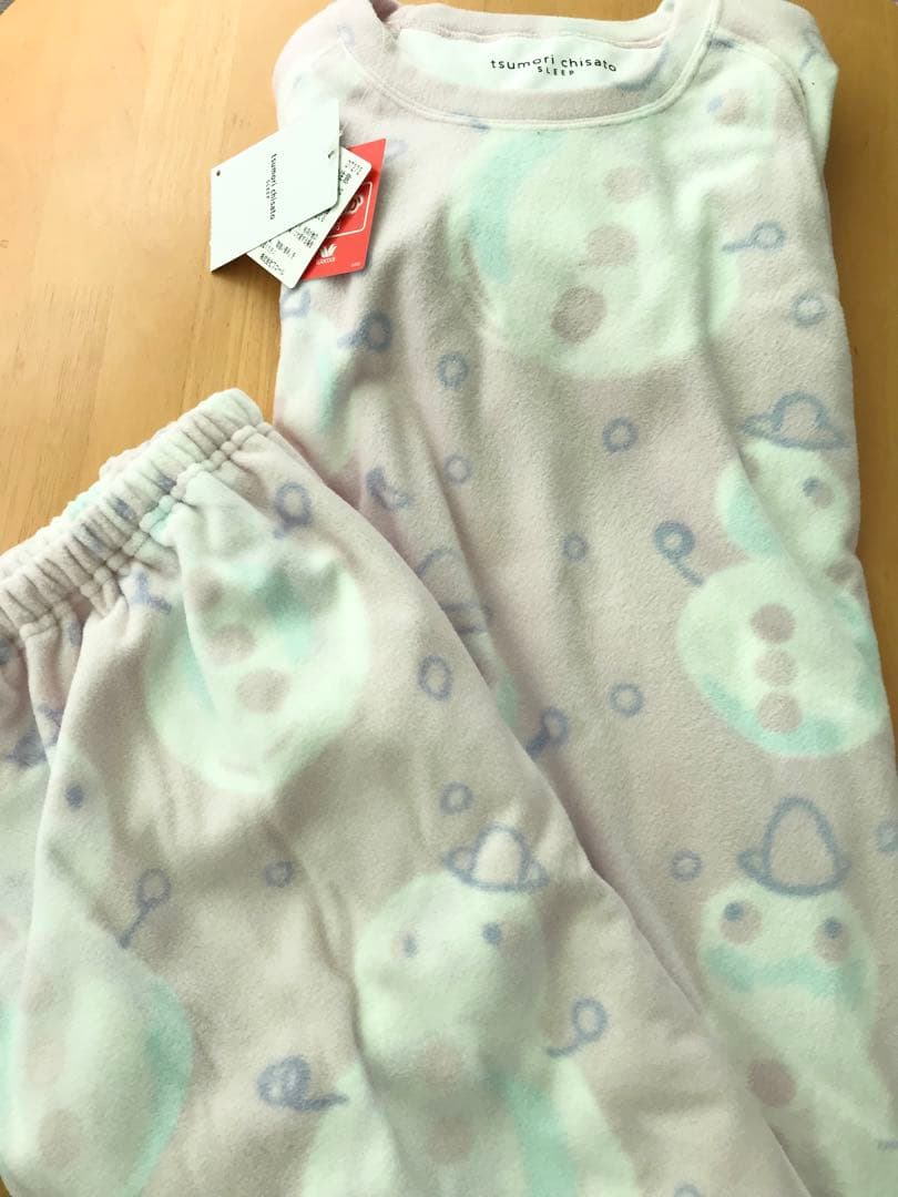 tsumori chisato 雪だるま柄パジャマ Mサイズ 上下セット