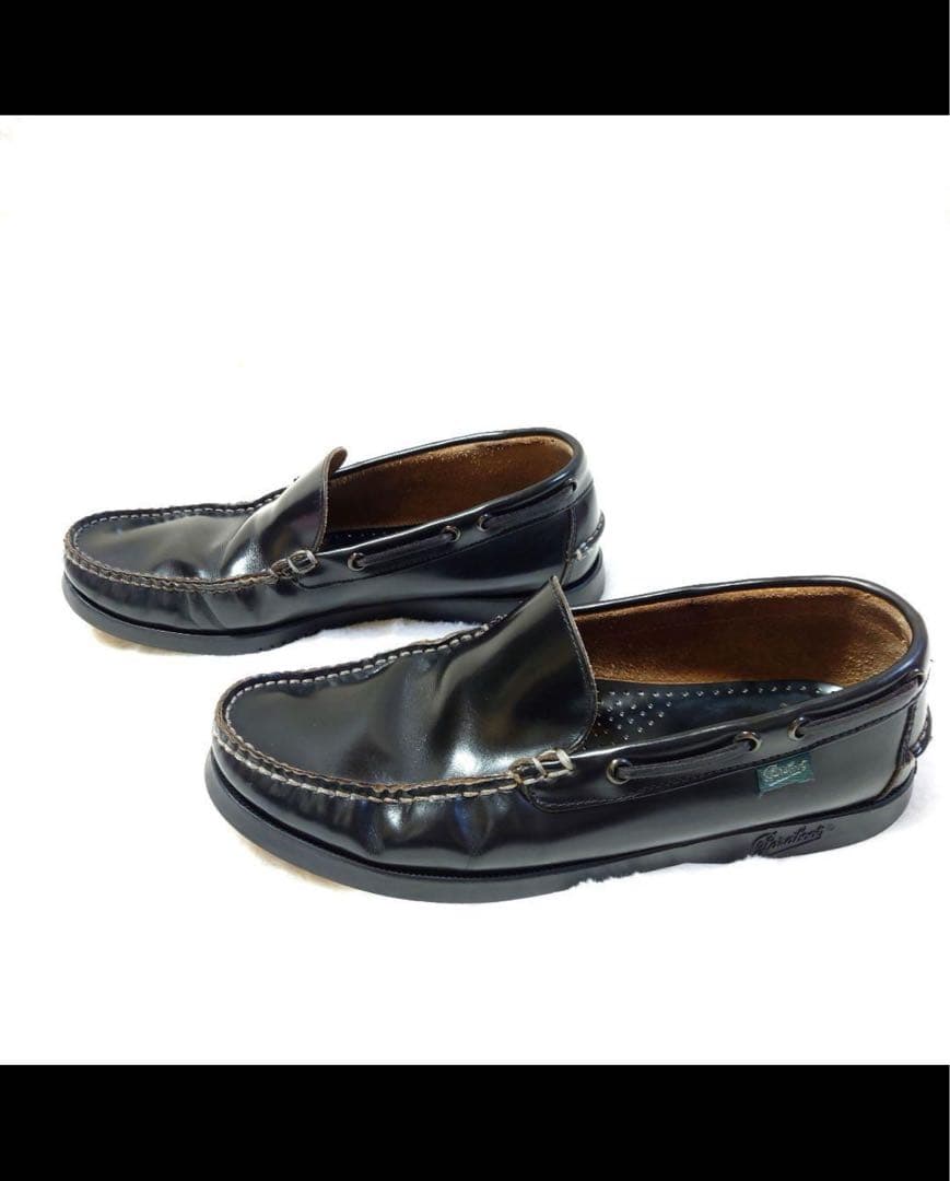 Paraboot✕BEAMS別注 CORSE コルス ブラック モカシンシューズ
