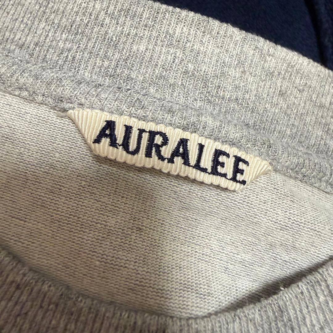 AURALEE 極上肌触り 名作 半袖 Tシャツ M 日本製 高い耐久性グレー