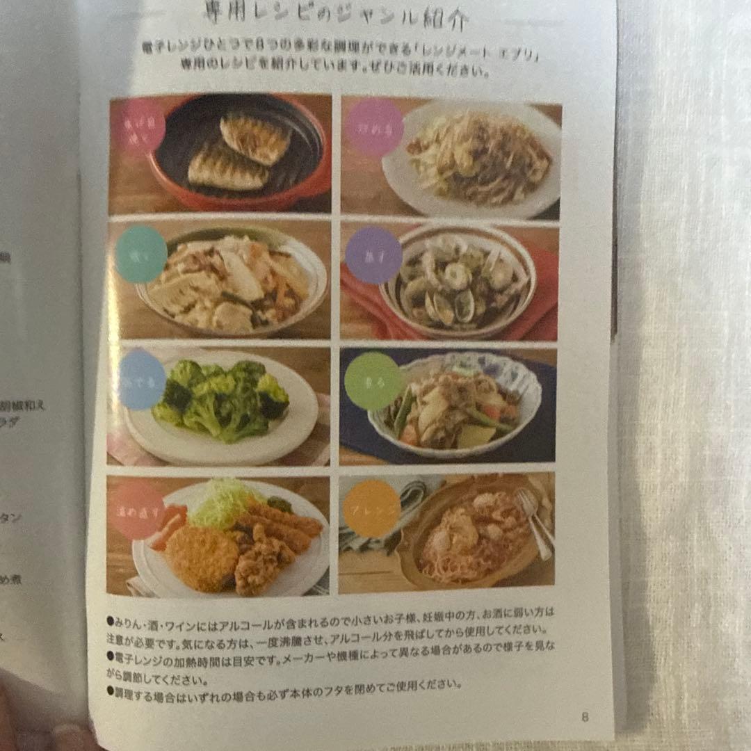 レンジメート　エブリ　:電子レンジ調理、時短調理、簡単調理、鍋、焼き魚調理