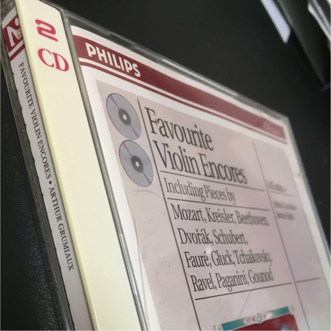 【売約済】グリュミオー／ヴァイオリン・アンコール  2CD