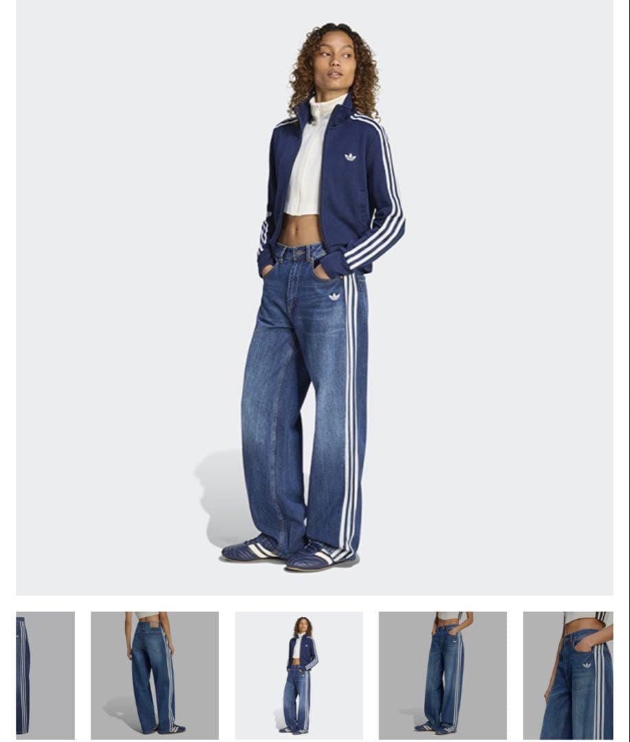 adidas インディゴ デニムパンツ UB115 24㌅