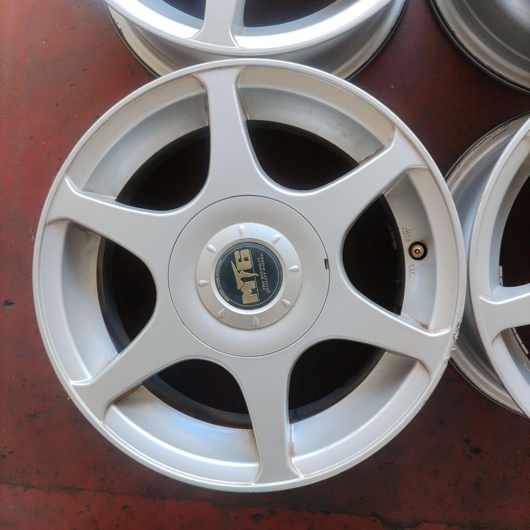 MT6 14インチ 6J 4穴　PCD100 114.3 4本セット　中古品
