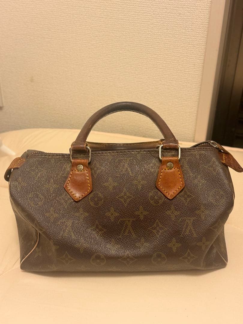 Louis Vuitton モノグラムキャンバスのブラウンハンドバッグ