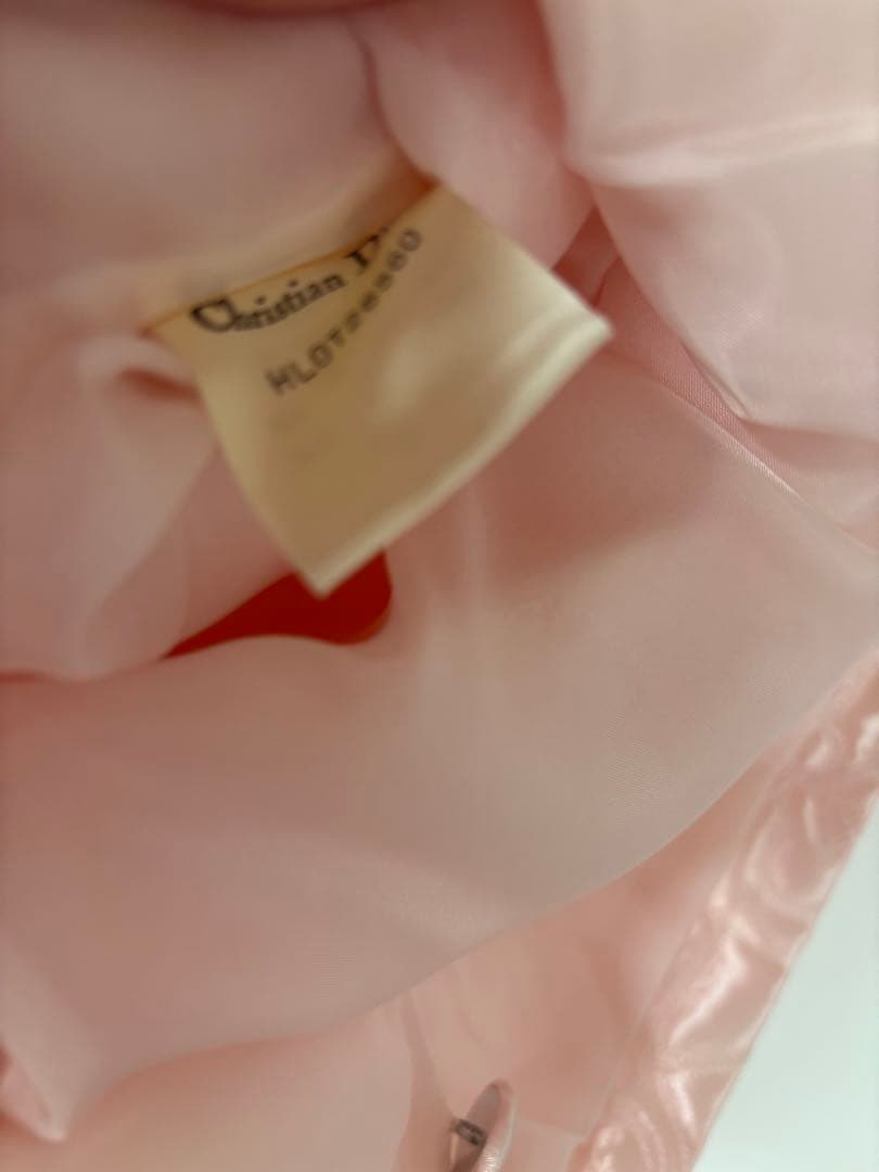 最終値下げ　Christian Dior ノーカラーサテンコート