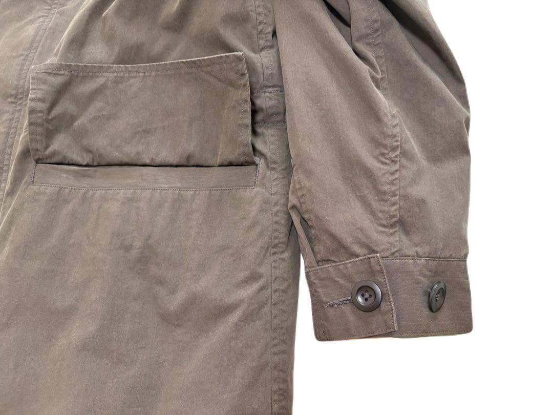 MHL. VINTAGE COTTON NYLON モッズコート　ライナー付き