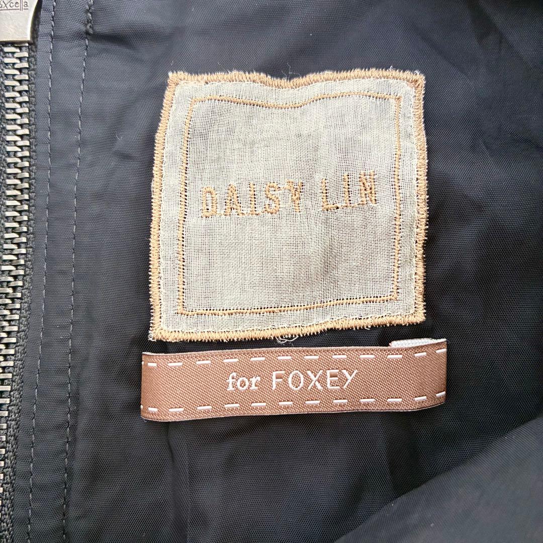 極美品✨️フォクシー フレアワンピース フレンチ ラッセルレース ブラック 40