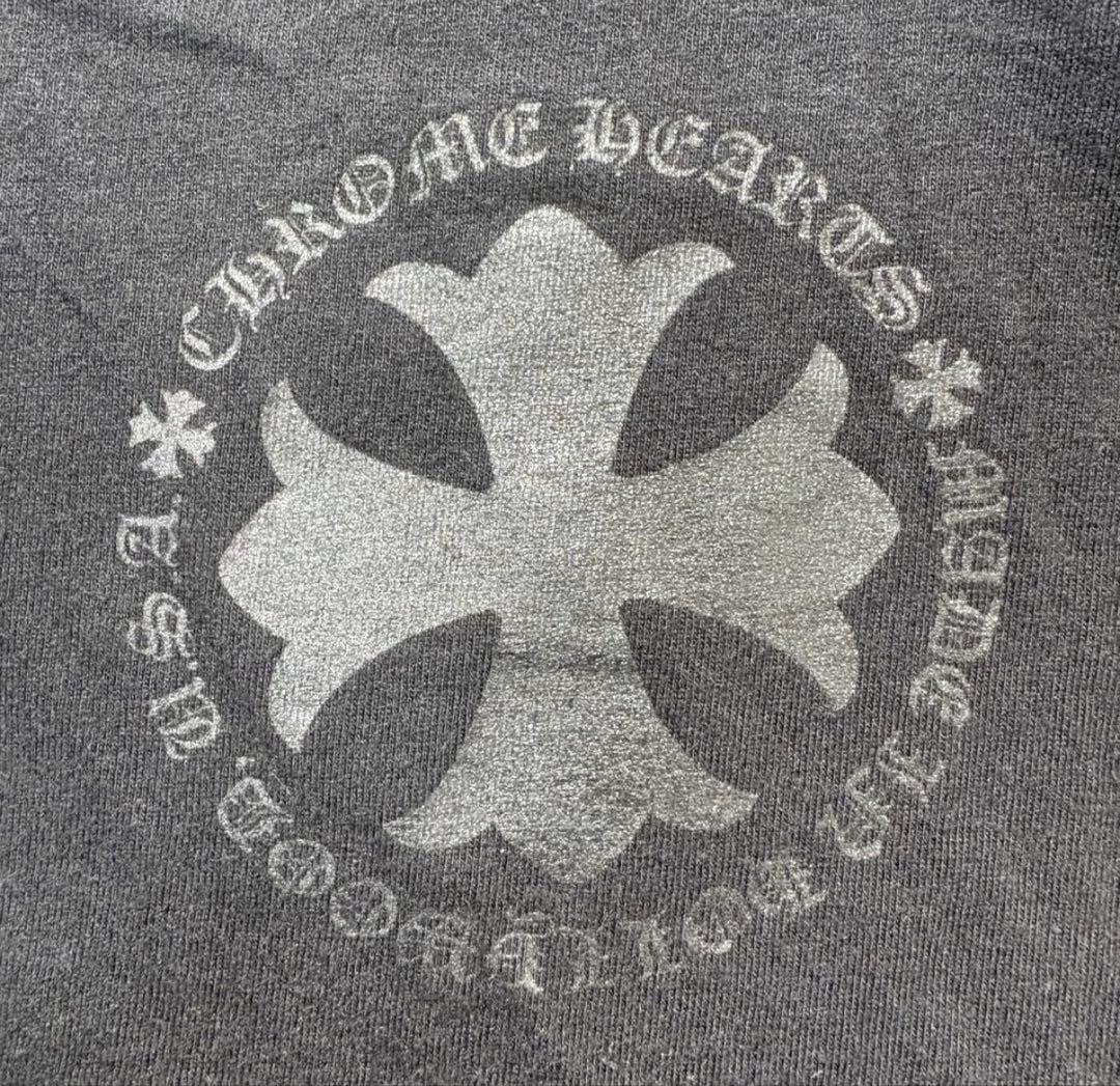 CHROME HEARTS ロンT ブラック サークルロゴ CHプラス TEE