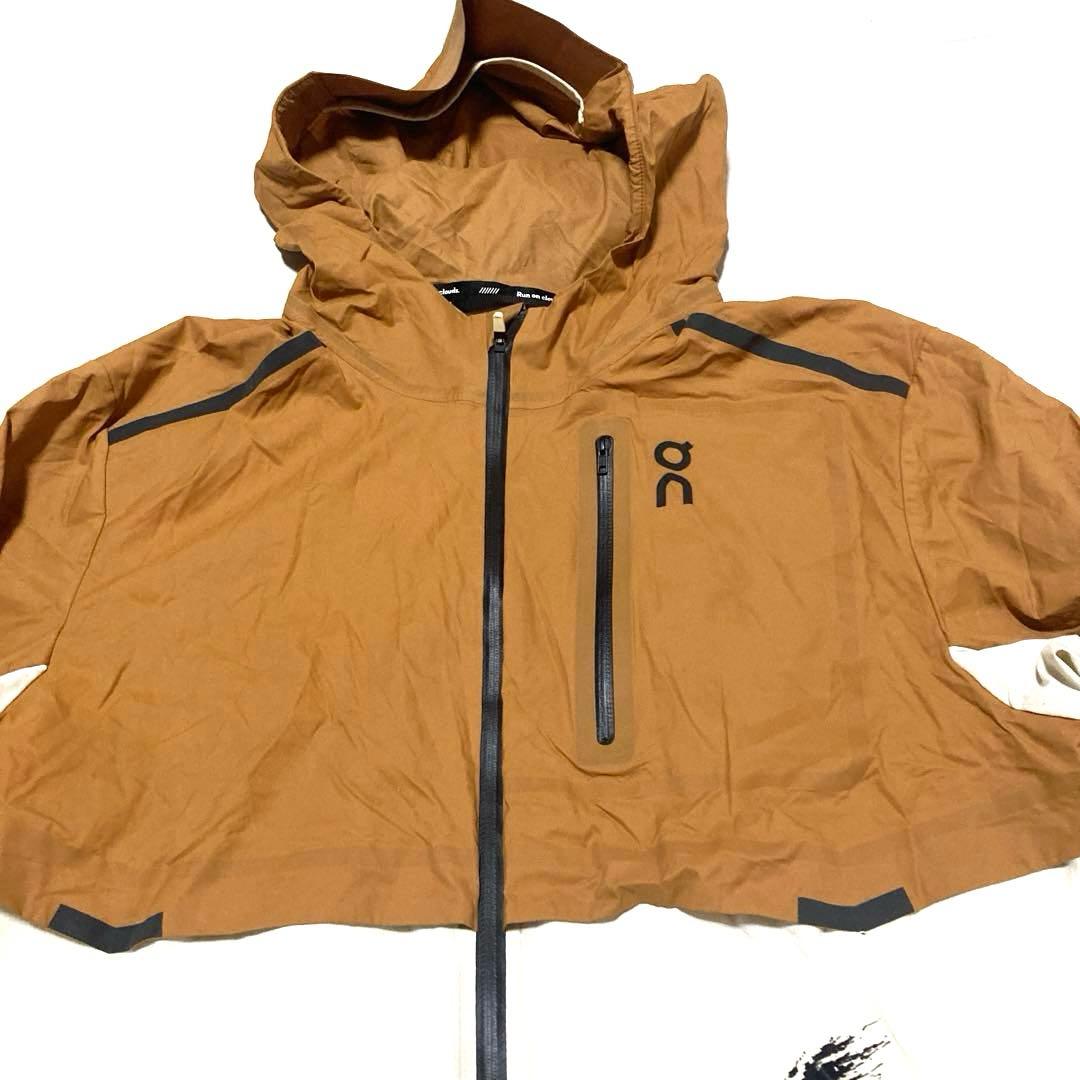 橙*イ様 美品！On WEATHER JACKET ランニング トレイル