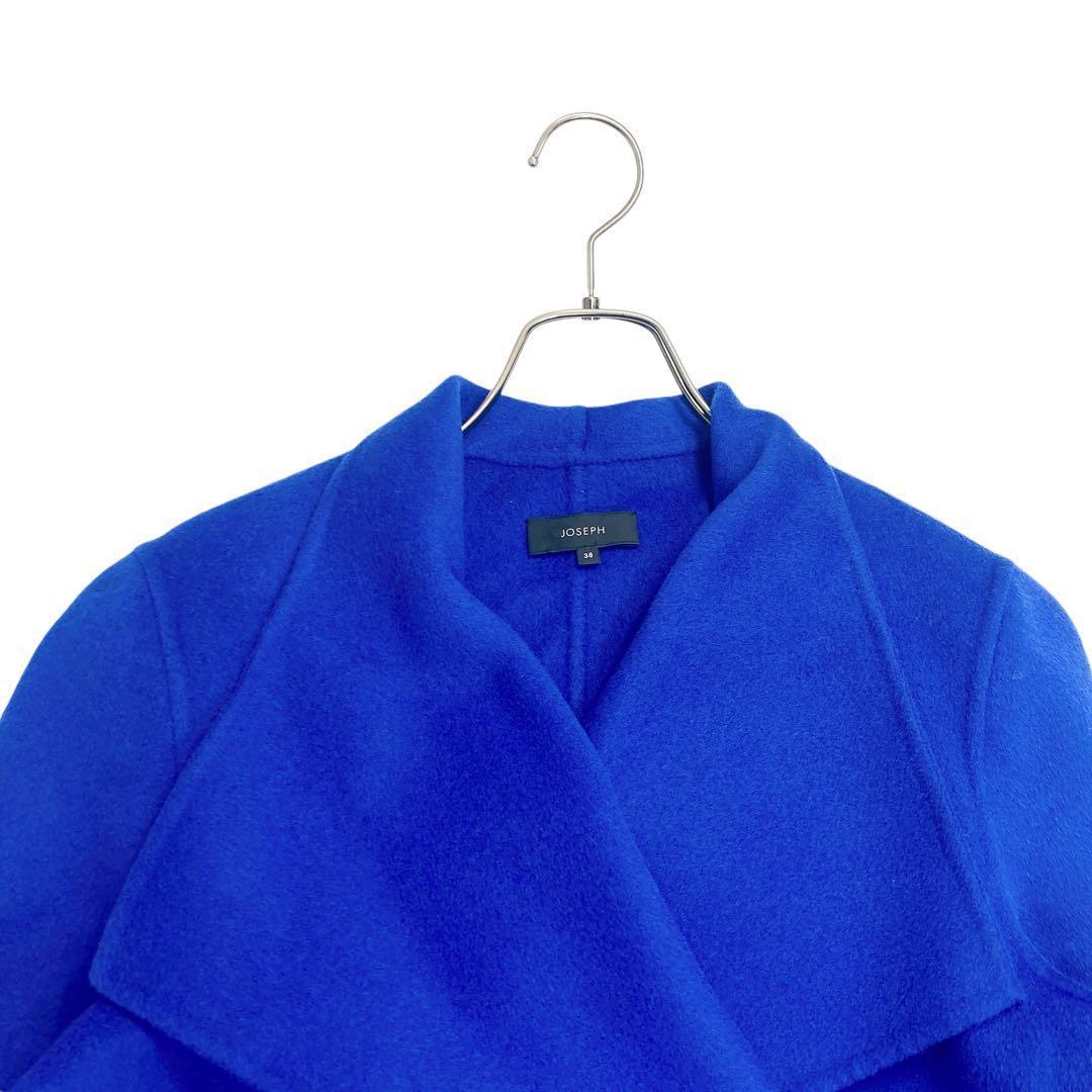 10T260☆ JOSEPH カシミヤブレンド ロングート アウター 秋冬 M