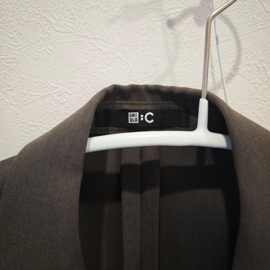 UNIQLO C 感動ジャケットL＆パンツM セットアップ ダークブラウン