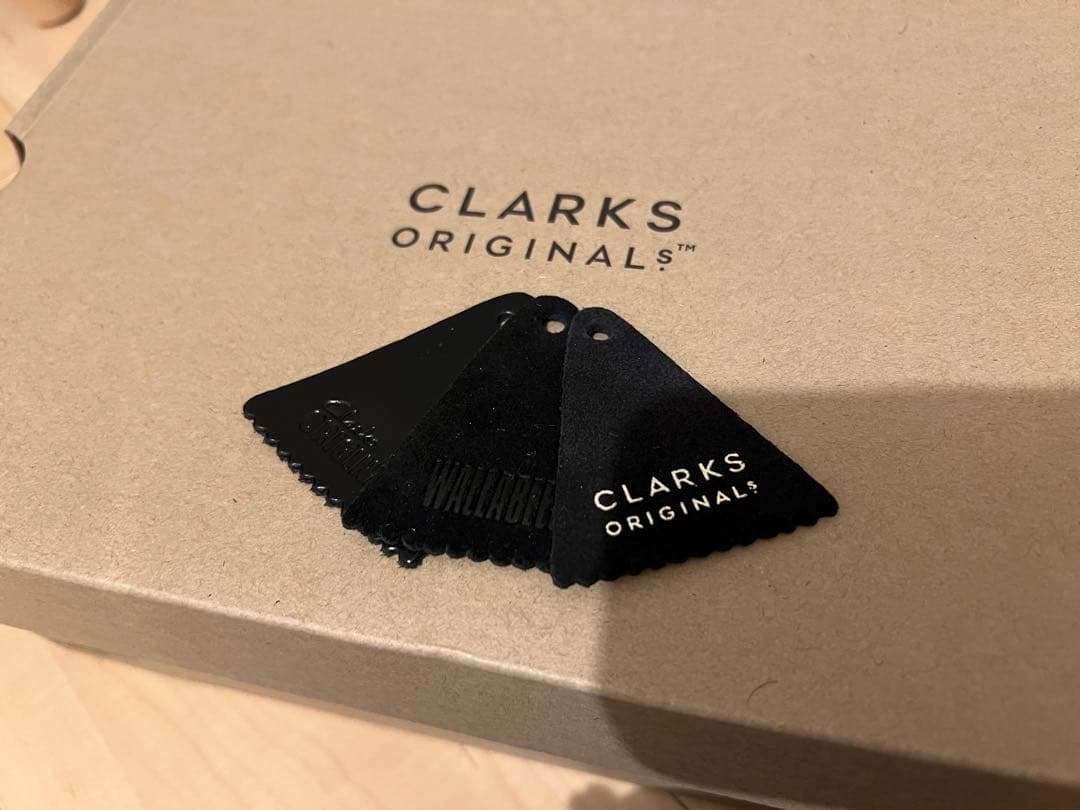 CLARKSクラークス ワラビー　オールブラック