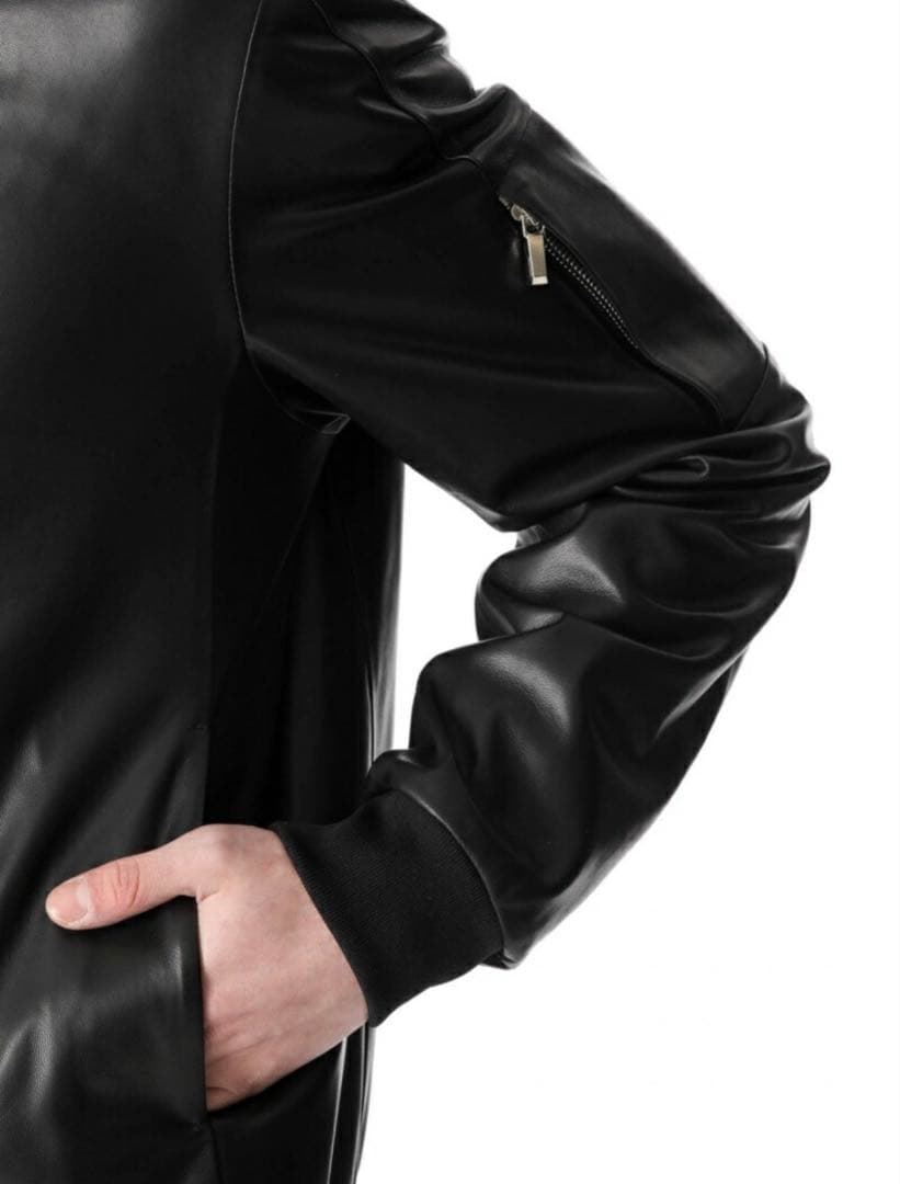 ジャケット・アウター ATTACHMENT LAMB LEATHER MA-1 AB12-225