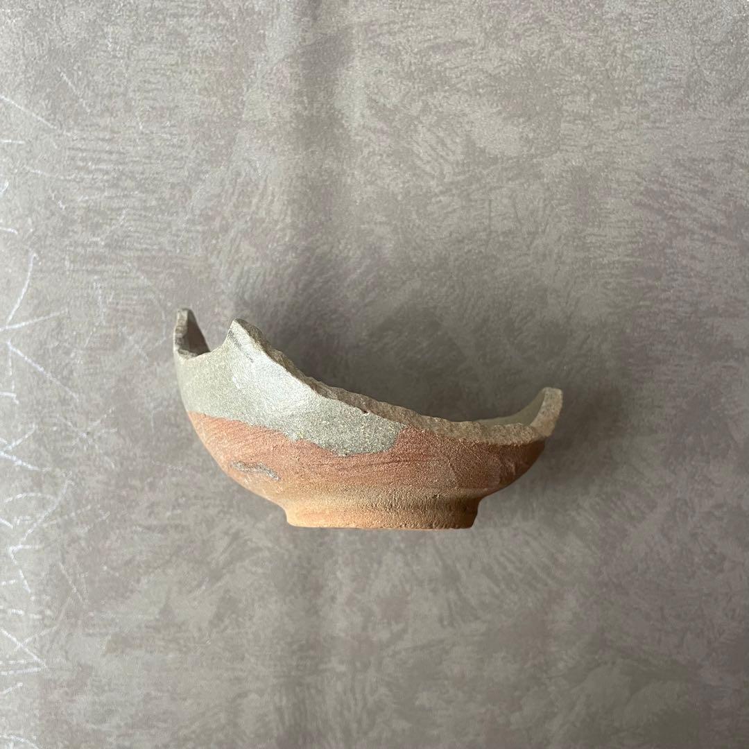 絵唐津茶碗残欠 古唐津 桃山 江戸 陶片 金継ぎ 呼継ぎ