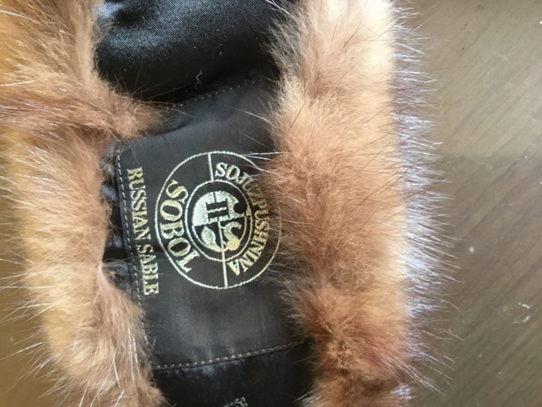 SOBOL ロシアンセーブル ファーマフラー　美品