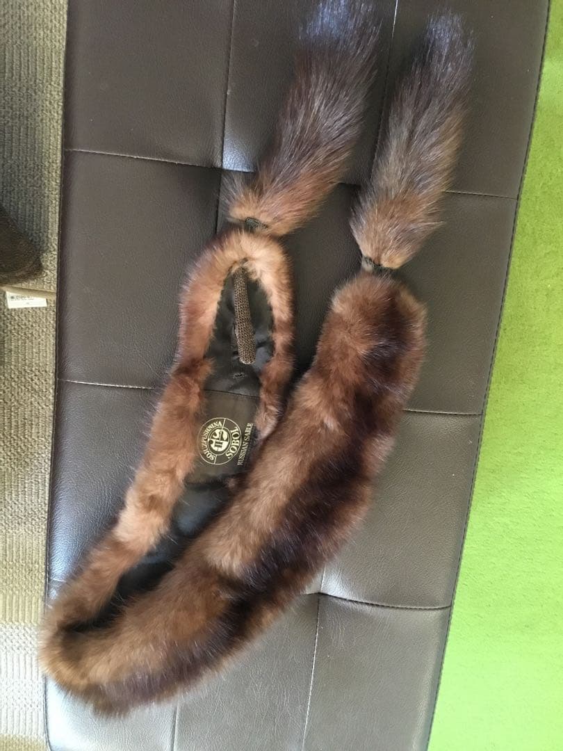 SOBOL ロシアンセーブル ファーマフラー　美品